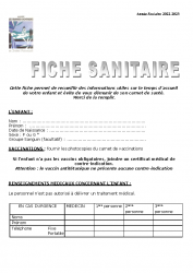 fiche Sanitaire 2022-2023 doc