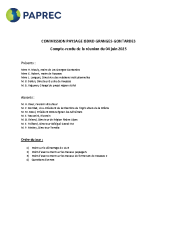 Compte Rendu Commission Paysage 2025