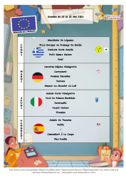 Menu du 18 au 22 Mai 2026